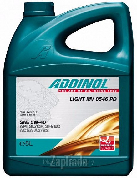 Купить моторное масло Addinol Light MV 0546 PD,  в интернет-магазине онлайн