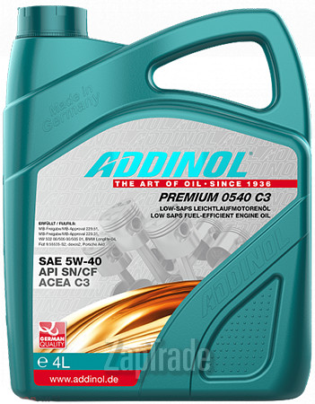 Купить моторное масло Addinol Premium 0540 C3,  в интернет-магазине онлайн