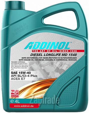 Купить моторное масло Addinol Diesel Longlife MD 1548,  в интернет-магазине онлайн