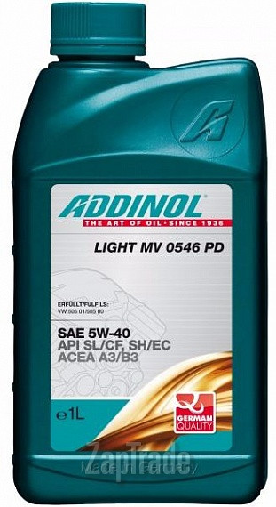 Купить моторное масло Addinol Light MV 0546 PD,  в интернет-магазине в Санкт-Петербурге