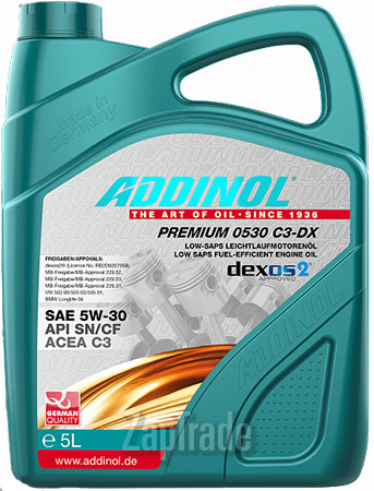 Купить моторное масло Addinol Premium 0530 C3-DX,  в интернет-магазине в Санкт-Петербурге