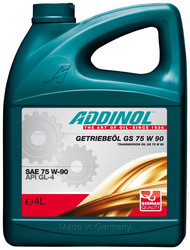 Купить трансмиссионное масло Addinol Трансмиссионное масло Getriebeol GS SAE 75W-90 (4л),  в интернет-магазине в Санкт-Петербурге